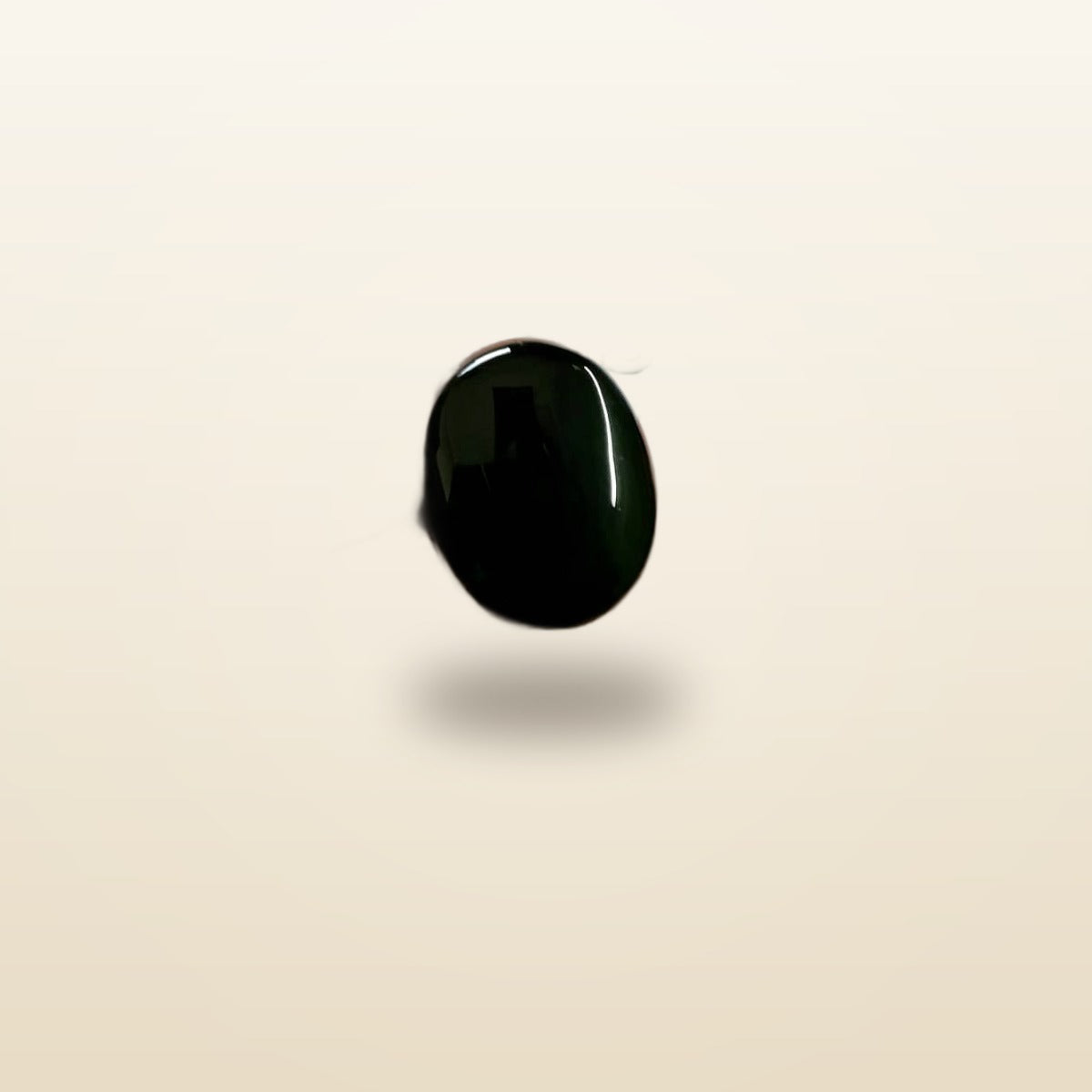 Black Aqeeq – Oval Cabochon