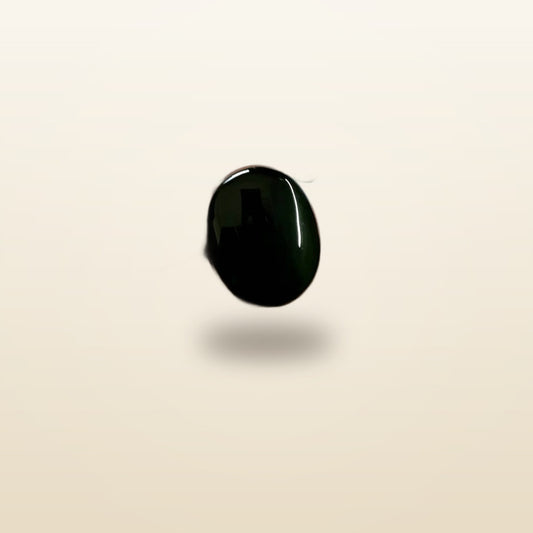 Black Aqeeq – Oval Cabochon