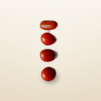 Red Aqeeq Stones – 4pc Natural Set