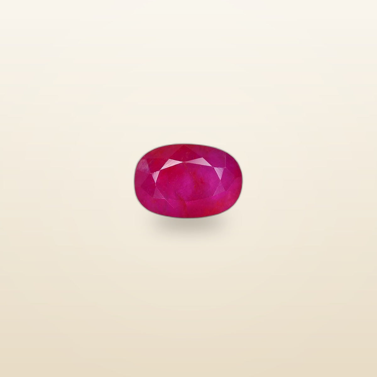 Ruby (Yaqoot) – Faceted Oval, Natural