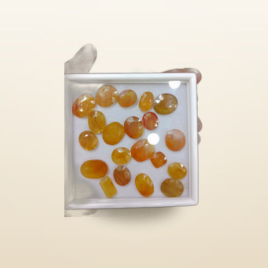 Yellow Sapphire (Pukhraj) – Faceted Lot